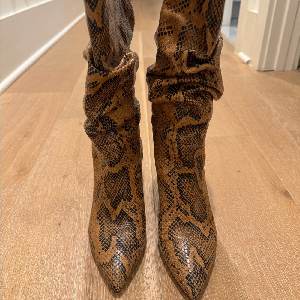 Paris Texas Snake Print Boots